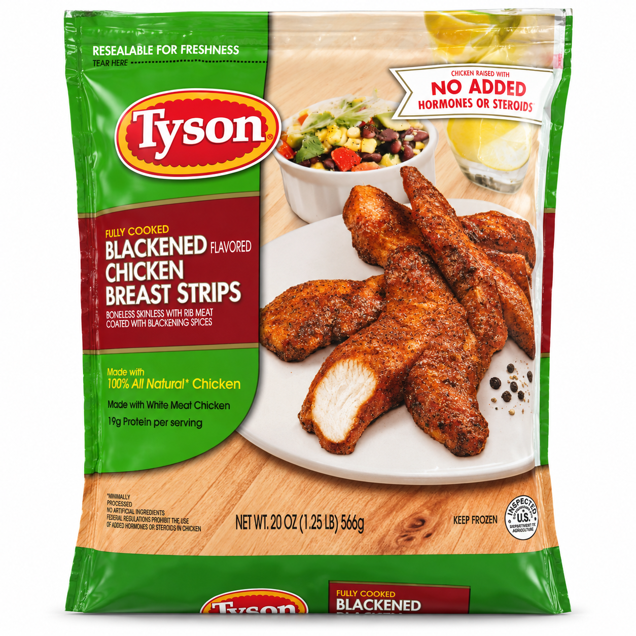 Tyson Blackened Chicken Breast Strips