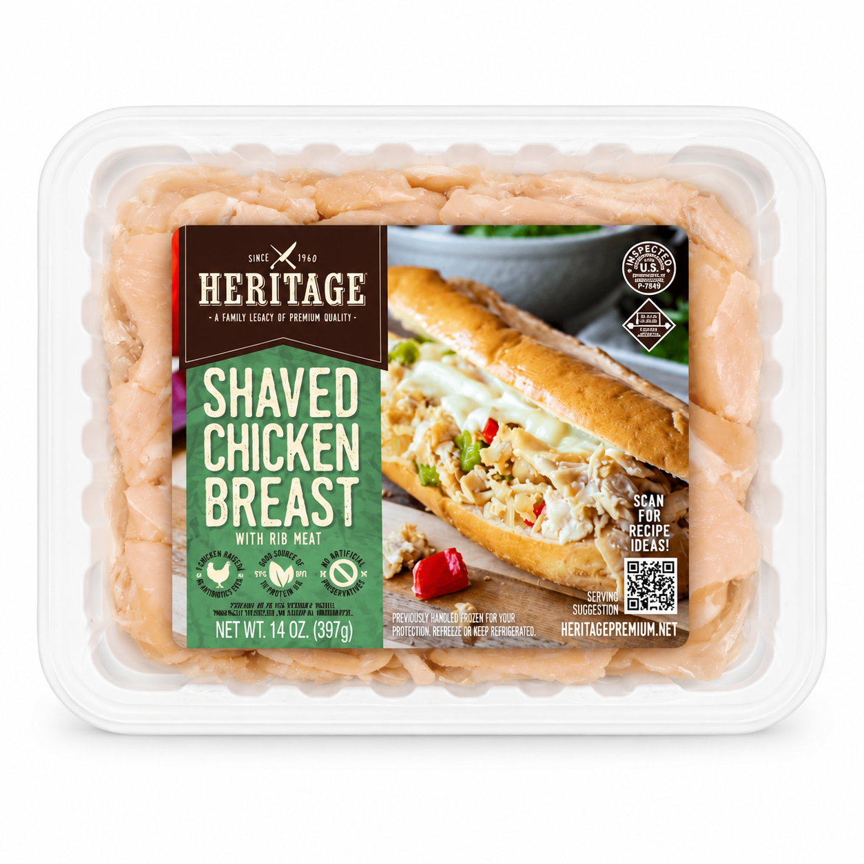 Heritage Shaved Chicken Breast