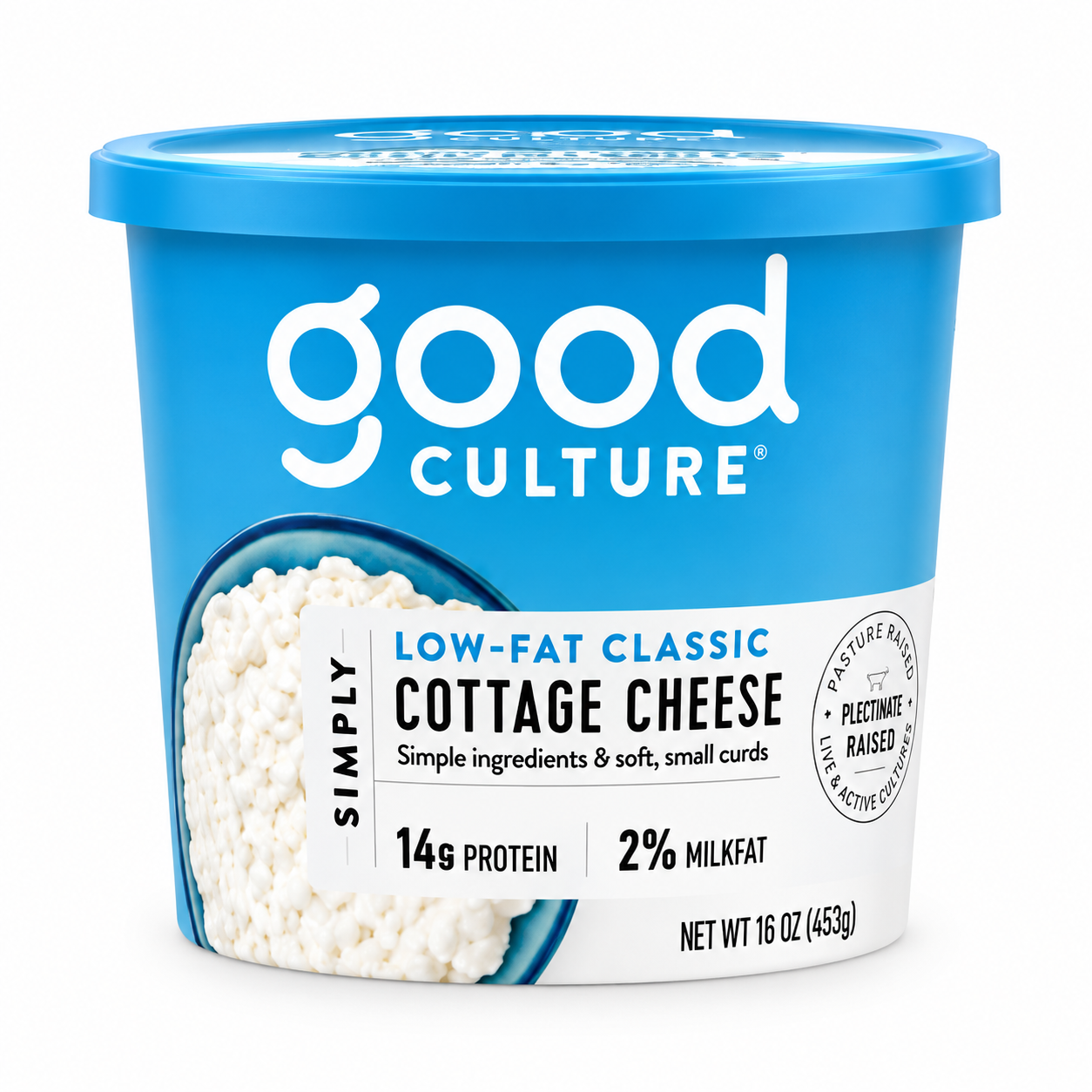 Good Culture Low-Fat Classic Cottage Cheese packaging